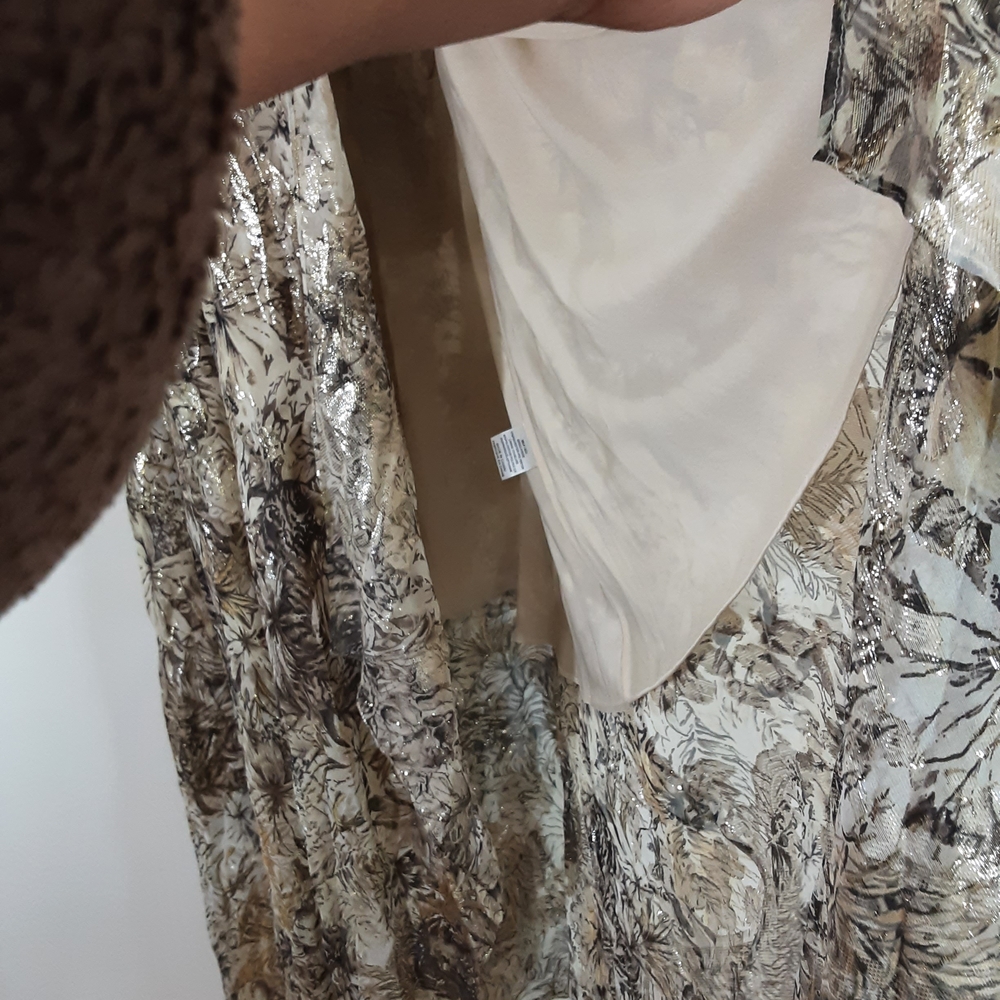 Haute Hippie Gold and Metallic Maxi Dress - Picture 6 of 9